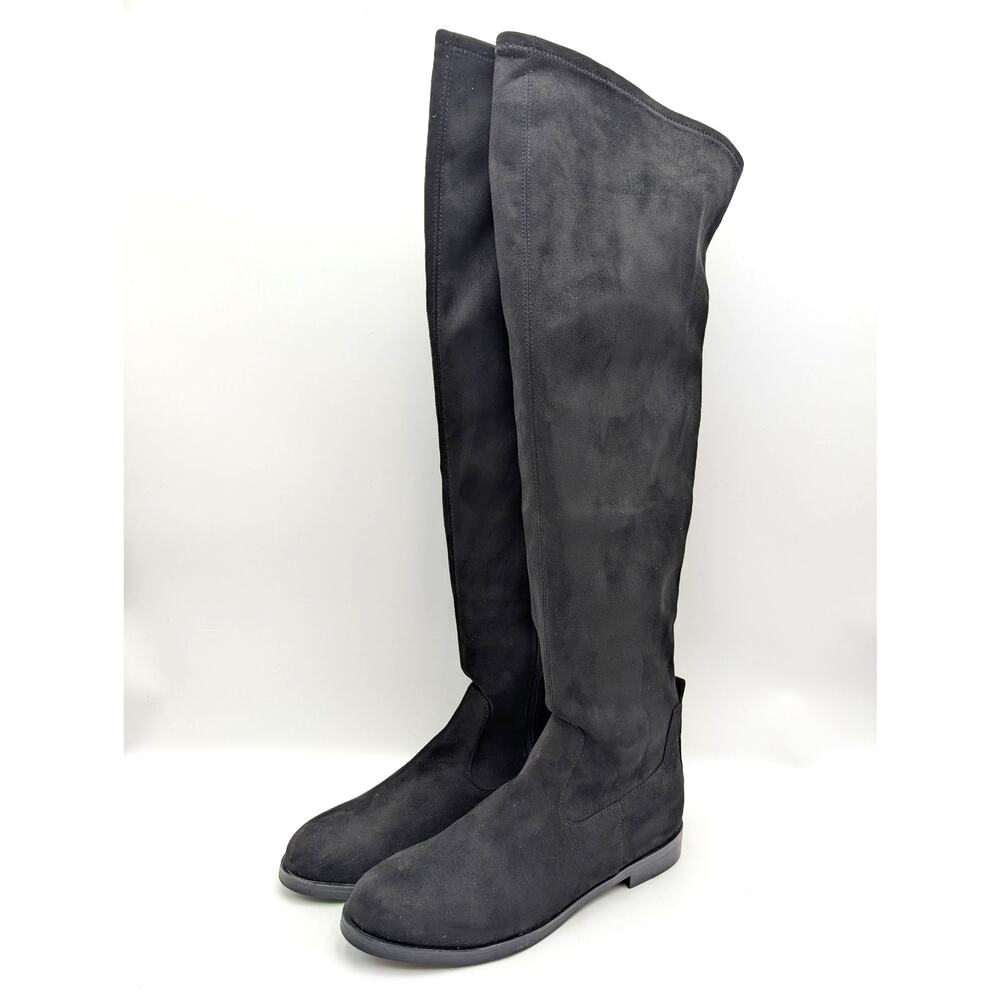 Reaction Kenneth Cole Wanderly Knee High Boots Women's Black Size US9.5 EU40.5